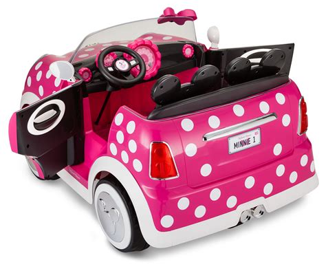 Product Desciption Gear up for fun-filled driving adventure in the Power Wheels&174; Disney Minnie Jeep&174; Wrangler This Jeep looks just like the real thing with the added fun of a pretty pink exterior with sweet Minnie graphics. . Minnie mouse powerwheel